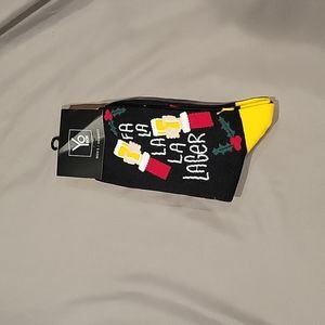 Fa La La La Lager Mens Socks Yo Sox Size 7-12